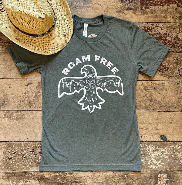 Roam Free Thunderbird Graphic Tee