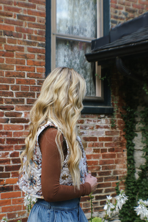 IDA MAE - Casey Cowgirl Quilted Cate Vest