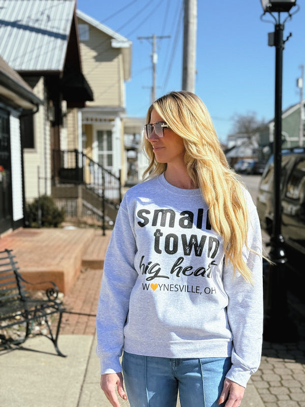 Small Town Big Heart Crewneck - Waynesville