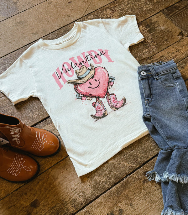 Howdy Valentine Kids Tee