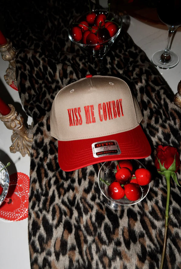KISS ME COWBOY Trucker Hat