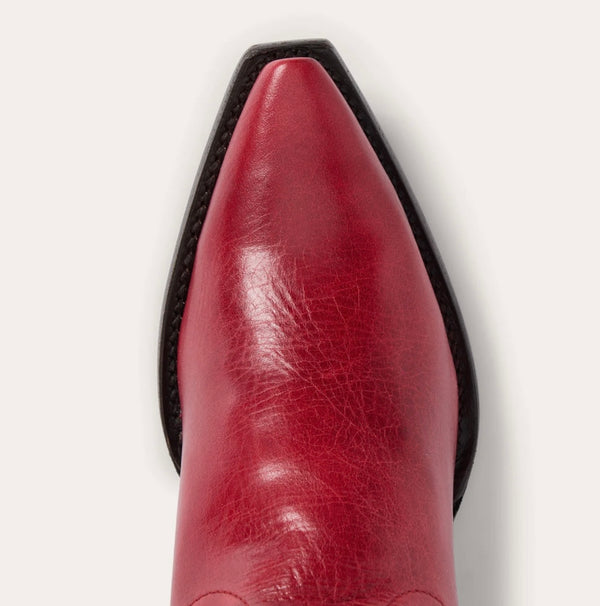 Stetson Women’s LAUREN Goat Leather Western Boots - red/wine snip toe