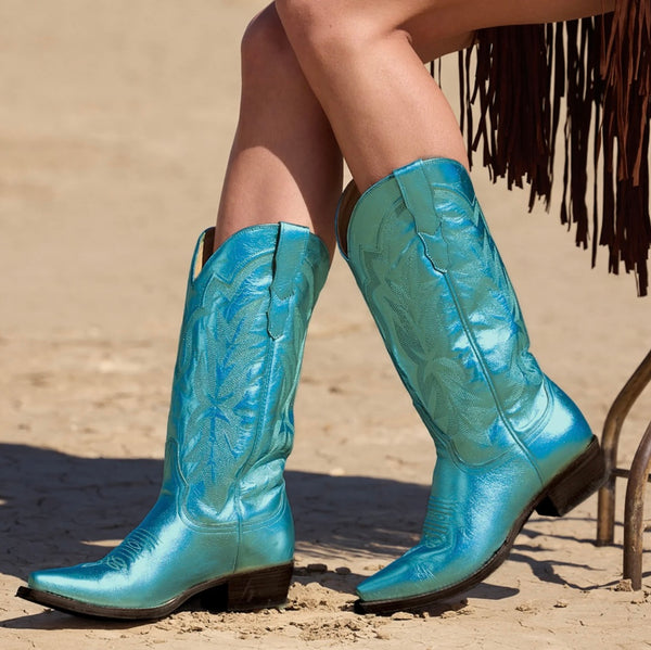 Stetson Women’s JOLENE Metallic Western Boots