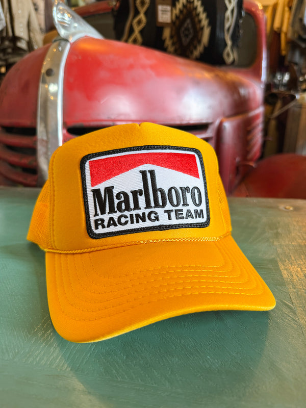 Marlboro Racing Team Patch Trucker Hat - camo