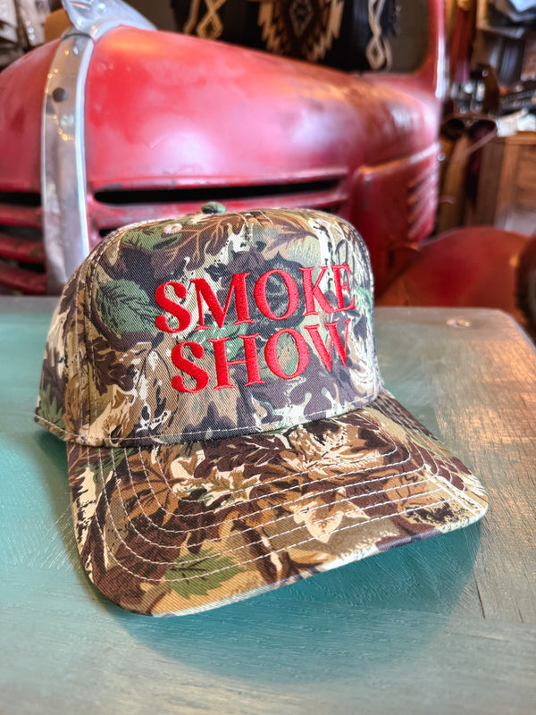 SMOKE SHOW Embroidered Trucker Hat