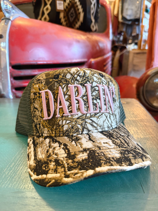 Darlin’ Embroidered Hat - camo