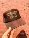 MUSTACHE LOVER Trucker Hat - brown