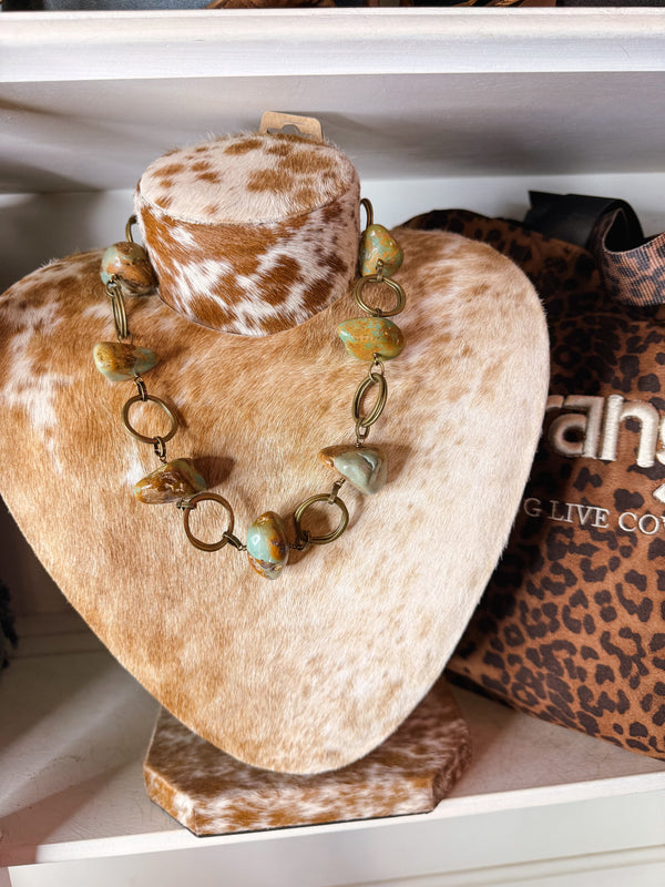 Turquoise Nugget Necklace