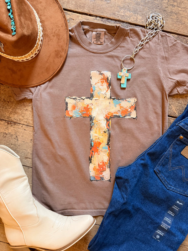 Western Paint Cross Graphic Tee