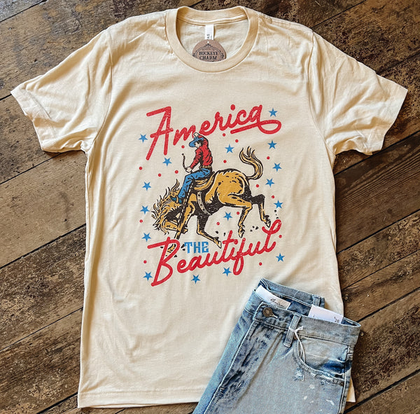 America The Beautiful Graphic Tee