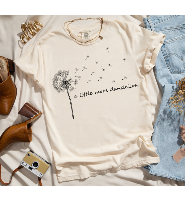 A Little More Dandelion Graphic Tee