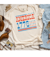 1776 America USA Patriotic Graphic Tee