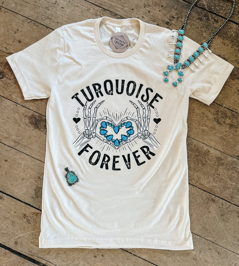Turquoise Forever Tee | The Buckeye Charm