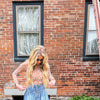Jona Tiered Denim Skirt
