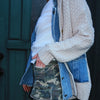 Hidden High Rise Wide Leg Cargo Jean for Women in Camo