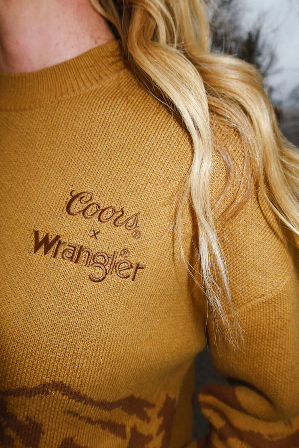 Wrangler® x Coors® Embroidered Sweater