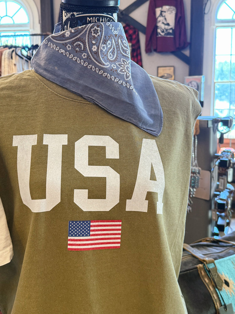 USA Graphic Muscle Tee