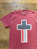 Patriotic Cross Graphic Tee