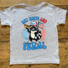 red white feral Kids Tee