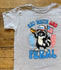 red white feral Kids Tee