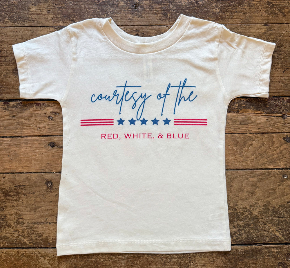 courtesy of the red, white & blue Kids Tee