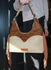 Wrangler Fringe Floral Tooled Hobo Bag - brown