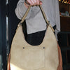 Wrangler Fringe Floral Tooled Hobo Bag - brown
