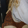 Wrangler Fringe Floral Tooled Hobo Bag - brown
