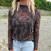 Boot Stitch Mesh Top