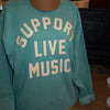 Support Live Music Crewneck
