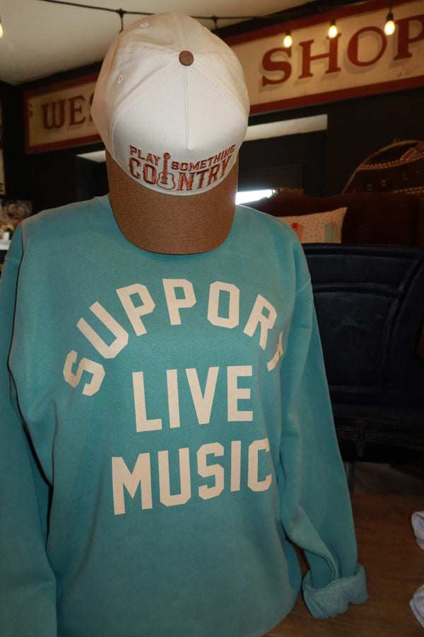 Support Live Music Crewneck