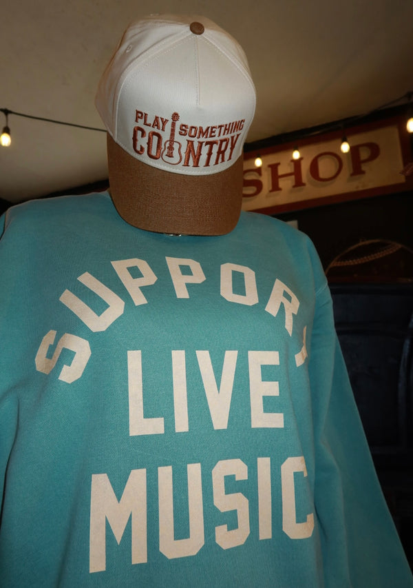 Support Live Music Crewneck
