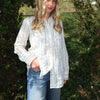 Ava Floral Long Sleeve Pearl Snap Western Shirt