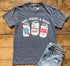 Red, White & Brew Graphic Tee - Comfort Colors