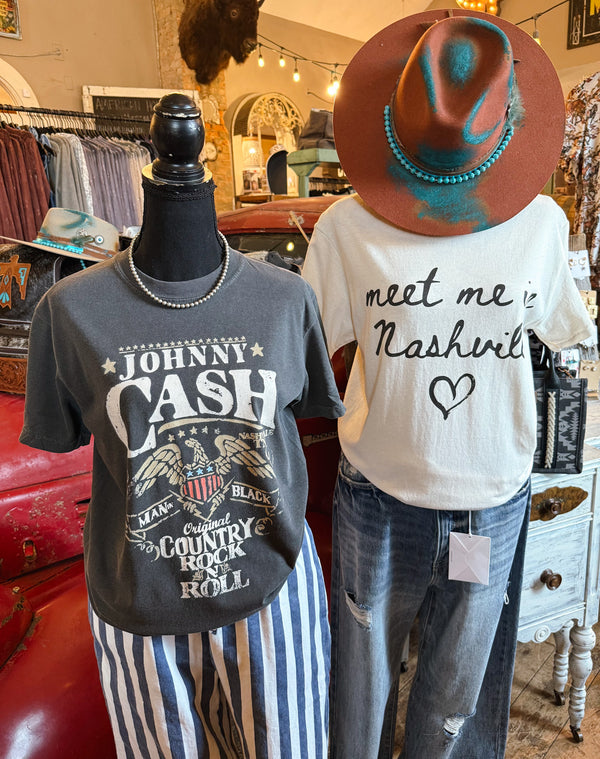 Country Rock N Roll Graphic Tee - Comfort Colors