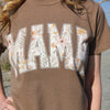 MAMA Floral Graphic Tee
