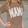 MAMA Floral Graphic Tee