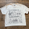 Cincinnati Skyline Dreams Women’s boxy tee