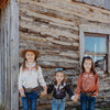Black Vintage Western Pearl Snap - Long Sleeve
