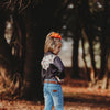 Black Vintage Western Pearl Snap - Long Sleeve