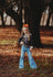 Black Vintage Western Pearl Snap - Long Sleeve