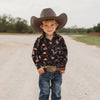 YEEHAW Western Pearl Snap - Long Sleeve