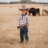 Desert Sky Western Pearl Snap with Collar - Long Sleeve
