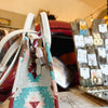 Wrangler Southwestern Pattern Dual Sided Print-Tote/Crossbody with Jean Pocket