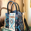Wrangler Aztec Embroidered Tote/Crossbody
