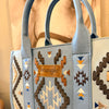 Wrangler Aztec Embroidered Tote/Crossbody