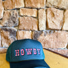HOWDY Embroidered Trucker Hat - teal