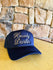 Howdy Darlin Embroidered Trucker Hat - navy