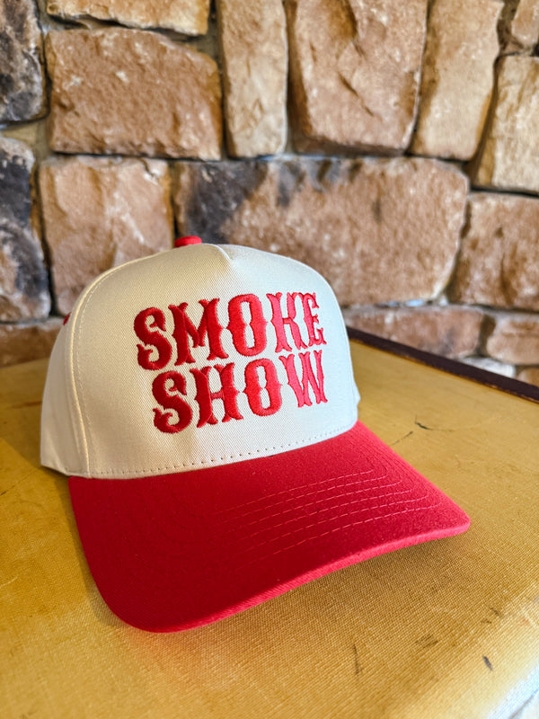 SMOKE SHOW Embroidered Trucker Hat