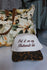 Put it on my Husband’s tab Embroidered Hat - cream/leopard